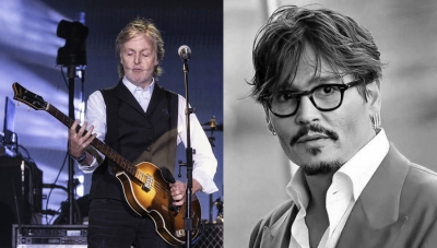  Paul Mccartney Features Johnny Depp Footage During Glastonbury Set-TeluguStop.com