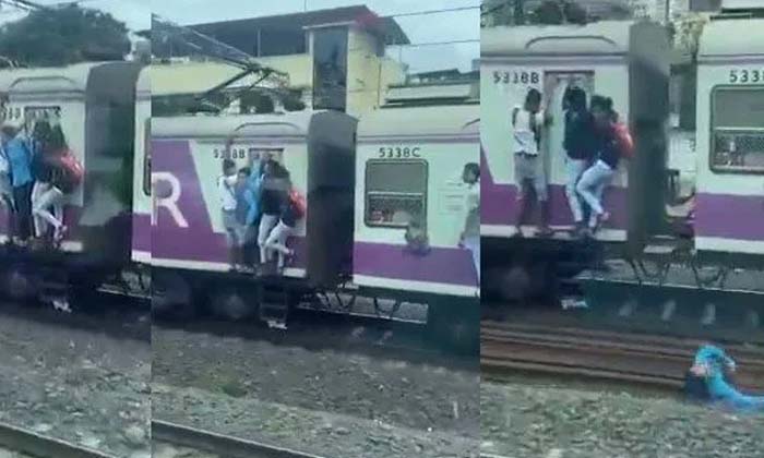 A Young Man Traveling On A Train And Hitting A Pole Video Goes Viral , Train, V A Young Man Traveling On A Train And Hitting A Pole Video Goes Viral , Train, V-TeluguStop.com