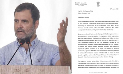  Rahul Writes To Pm On Plight Of Wayanad People In View Of Sc Judgment-TeluguStop.com