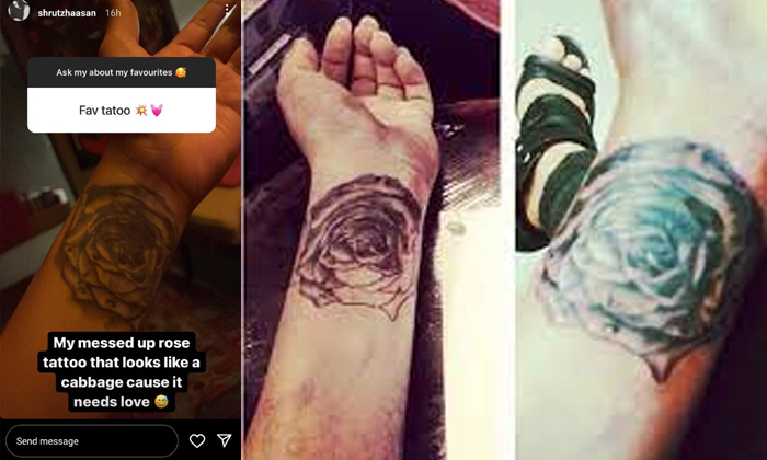 Shruti Haasan Modifies Her Tattoo
