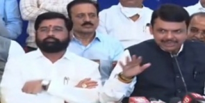  Rebel Sena Leader Eknath Shinde To Be Sworn-in As New Maha Cm (ld)-TeluguStop.com