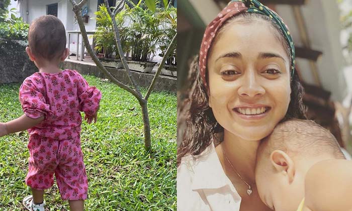  Shriya Sharan Enjoying Life With Her Daughter Video Going Viral , Shriya Sharan,-TeluguStop.com