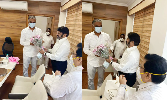  Star Hero Balakrishna Comments About Hareesh Rao Goes Viral Details, Balakrishna-TeluguStop.com