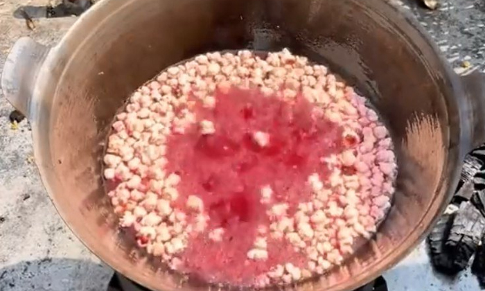  Strange Recipe Watermelon Popcorn Making Video Viral On Social Media Details, V-TeluguStop.com