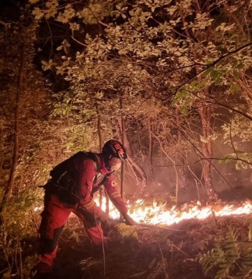  Wildfire Continues For 3rd Day In S.korea-TeluguStop.com