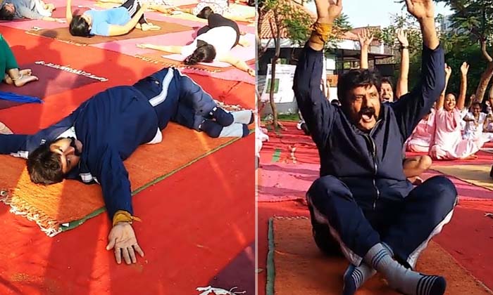  Yoga Is A Must Every Day Balayya Participating In The International Yoga Day ,-TeluguStop.com