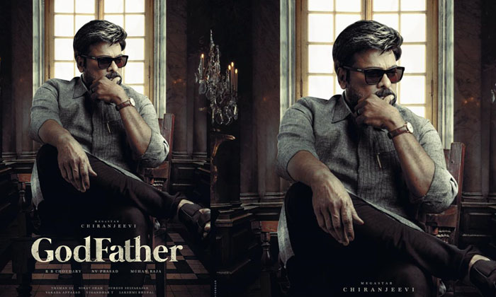  Megastar Chiranjeevi –mohan Raja - Godfather First Look Out, Theatrical Releas-TeluguStop.com