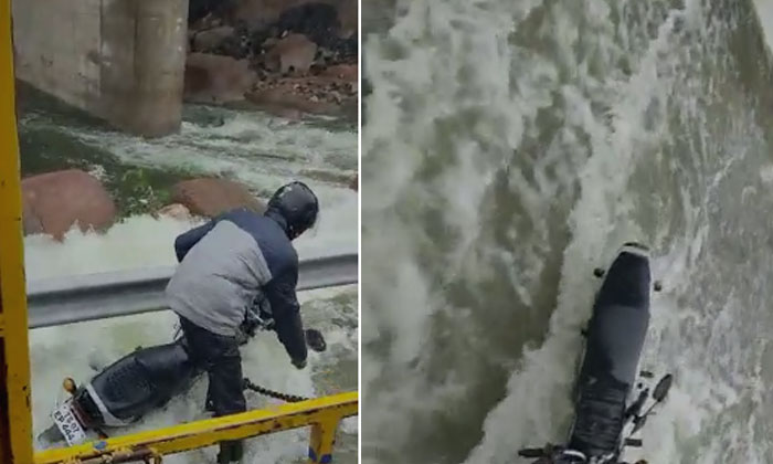  Cyberabad Police Saved The Life Of A Person Who Was Drowning In Floods Cyberabad-TeluguStop.com