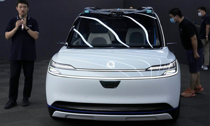 Telugu Apollo Rt, Vehicle, Baidu, Baidu Apollo Rt, Car Wheel, China, Electric Ca