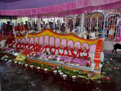  Centuries-old 7-day Long 'kharchi Puja' Begins In Tripura-TeluguStop.com