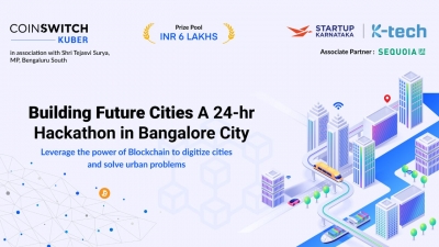  Coinswitch, Startup Karnataka Launch Blockchain Hackathon 'building Future Citie-TeluguStop.com