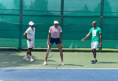  Indian Tennis Player Karman Trains Under Former Fitness Coach Of Serena Williams-TeluguStop.com