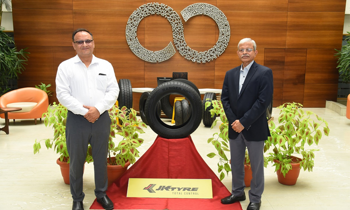  Jk Tyres Launched New Range Of Radial Tyres For Electric Vehicles-TeluguStop.com