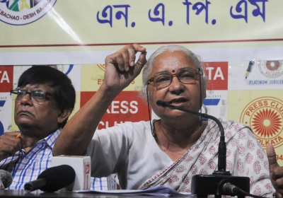  Medha Patkar, 12 Others Booked For 'misusing' Funds Donated For Narmada Valley-TeluguStop.com