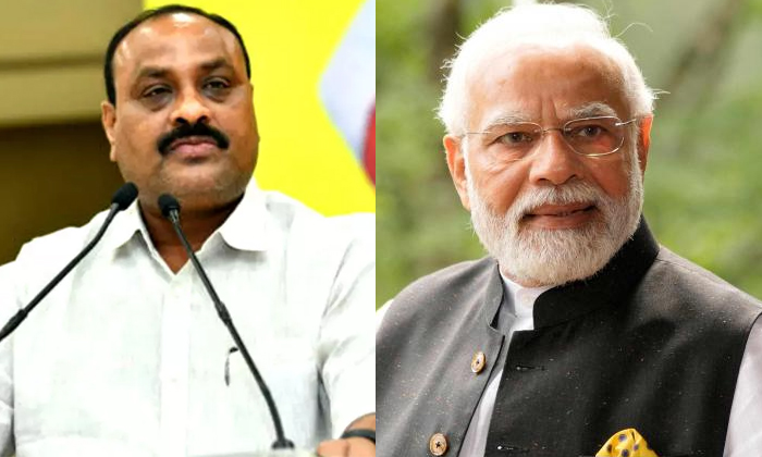  No Name Of Tpd Atchennaidu In Prime Minister Modi Bheemavaram Tour Details, Modh-TeluguStop.com