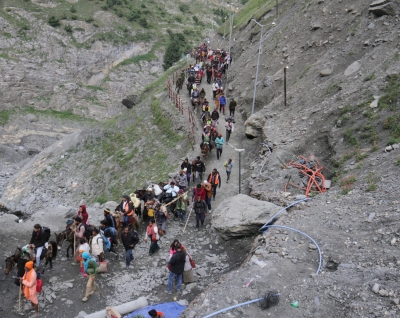  Over 11,000 Pilgrims Perform Amarnath Yatra, Another Batch Of 6,113 Leaves For V-TeluguStop.com