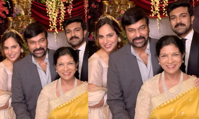 Telugu Kamineni, Chiranjeevi, Ram Charan, Tollywood, Upasana, Upasana Child, Upa