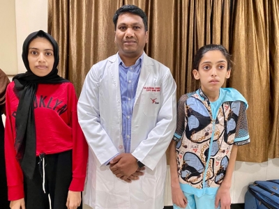  Rare Surgeries Performed On Two Iraqi Girls At Hyderabad Hospital-TeluguStop.com