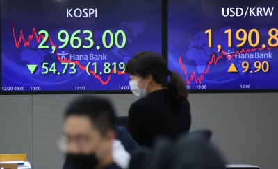  Seoul Stocks Dip To 20-month Low On Recession Fears; Korean Won At 13-yr Low-TeluguStop.com