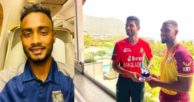  Several Bangladesh Cricketer Fall Sick On Sea Journey From Saint Lucia To Domini-TeluguStop.com