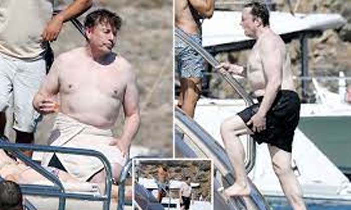  Elon Musk Partying Half Naked Pics Going Viral , Elan Mask , Viral Latest , News-TeluguStop.com