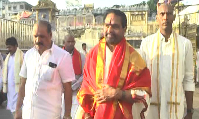  Ap Assembly Speaker Tammineni Sitaram Visited Tirumala , Ap Assembly Speaker , T-TeluguStop.com
