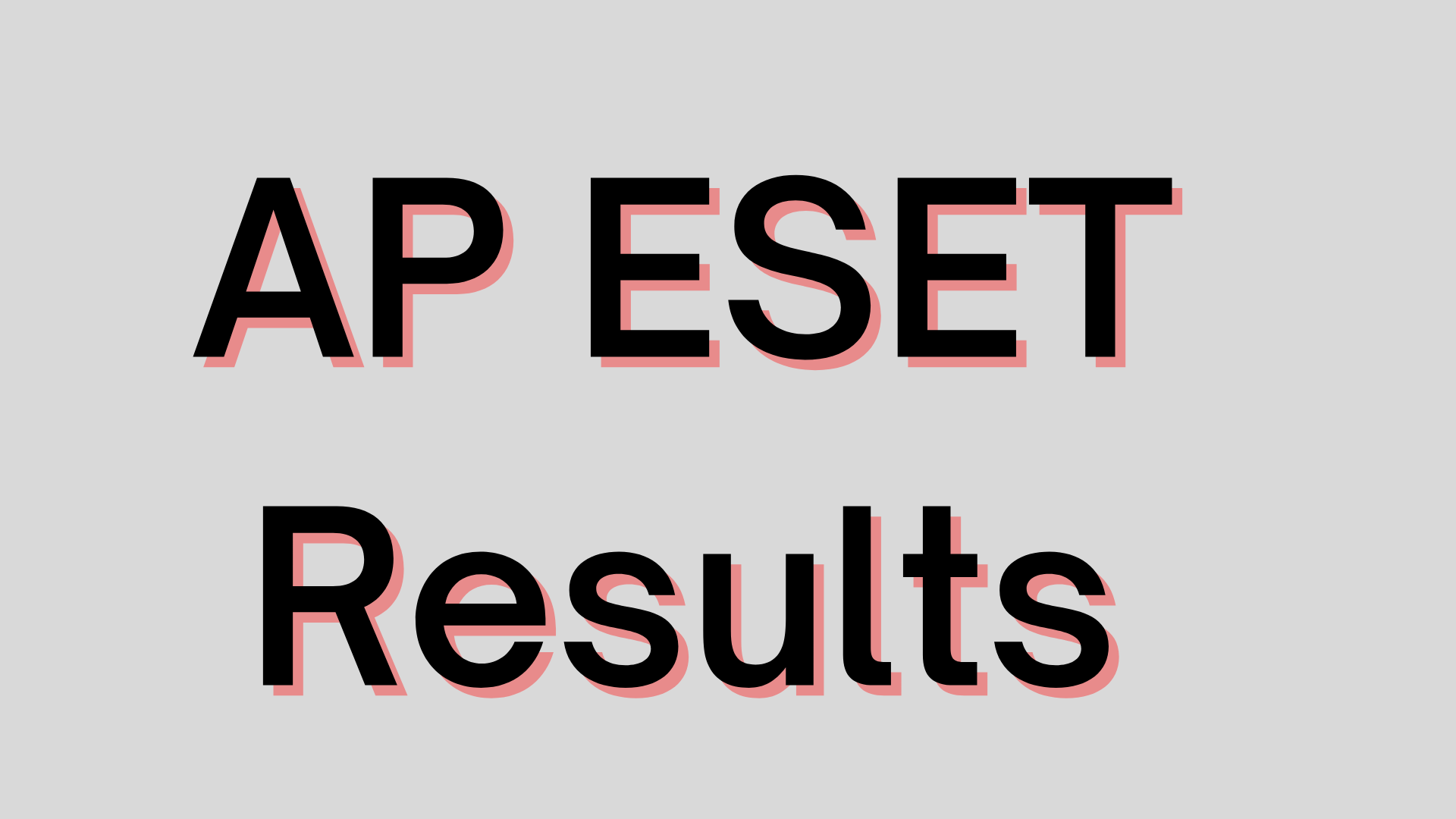 Ap Eset Results Release Ap Eset Results Release-TeluguStop.com