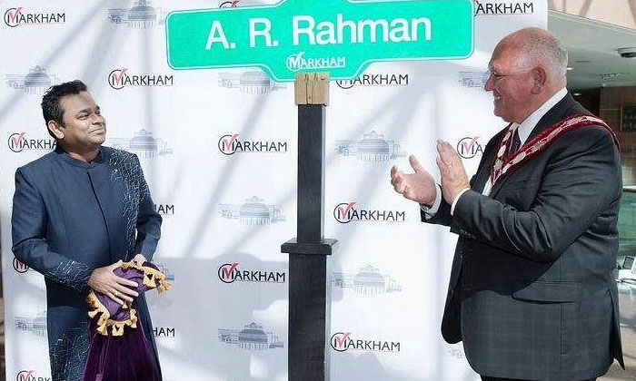  Ar Rahmans Name For Canada Street Tweet Going Viral, Ar Rahman, Canada Street, T-TeluguStop.com