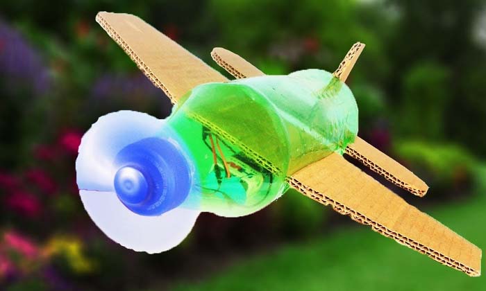  Airplane With Plastic Bottle Try It , Plastic Bottles, Viral Latest, News, Viral-TeluguStop.com