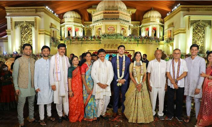  Ponguleti Srinivasa Reddy's Daughter Swapni Reddy's Reception Masutsavam Was Suc-TeluguStop.com