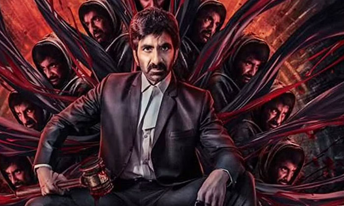  Ravanasura Climax Fight Shoot In A Huge Set In Hyderabad-TeluguStop.com