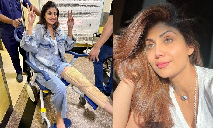  Shilpa Shetty Gets Injured While Shooting, Shilpa Shetty, Injuried, Bollywood, S-TeluguStop.com