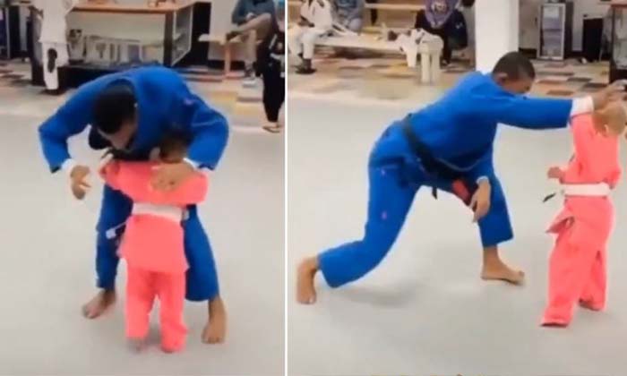  Viral Video  Karate Master Punches Himself , Kids , Karate , Viral Latest , News-TeluguStop.com