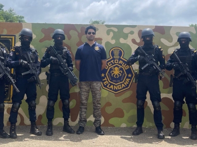  Adivi Has 'surreal Experience' At Anti-terror Special Force Octopus Campus-TeluguStop.com