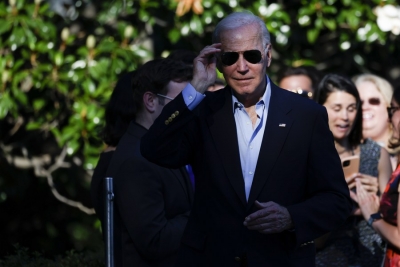  Biden Coughs Throughout Bill-signing Remarks On White House Lawn-TeluguStop.com