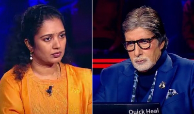  Big B Takes Skin Care Tips From 'kbc 14' Contestant-TeluguStop.com
