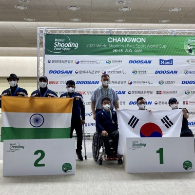  Changwon 2022 World Cup: Singhraj Adds Medals To India's Tally-TeluguStop.com