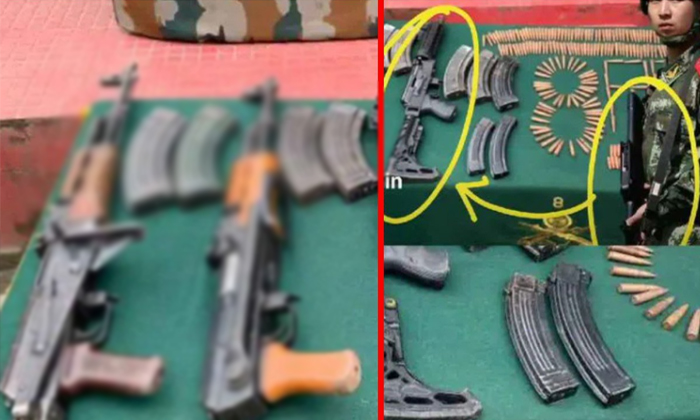  Chinese M16 Rifles Recovered From Terrorists Died In Uri By Indian Army Details,-TeluguStop.com