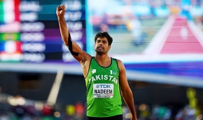  Cwg 2022: Arshad Nadeem, Neeraj Chopra's Pakistan Friend, Wins Javelin Gold With-TeluguStop.com