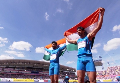  Cwg 2022, Athletics: Eldhose Paul Wins India's First Triple Jump Gold Medal; Abd-TeluguStop.com
