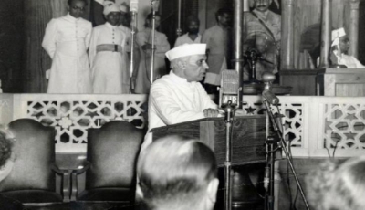  'date With Destiny' To 'tryst With Destiny' - How Nehru Changed His First I-day-TeluguStop.com