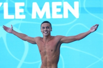  European Swimming Championships: Romanian Teen David Popovici Shatters 13-year-o-TeluguStop.com