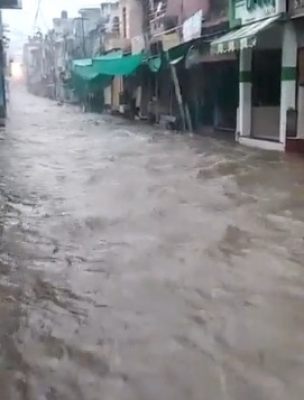  Flood-like Situation In Rajasthan Due To Heavy Rainfall-TeluguStop.com