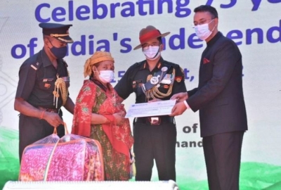  Gorkha Military Widows Honoured On India's Independence Day-TeluguStop.com