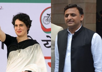  How Akhilesh And Priyanka Are Twinning In Up Politics-TeluguStop.com