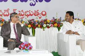  Cm Jagan's Meeting With Justice Nv Ramana-TeluguStop.com