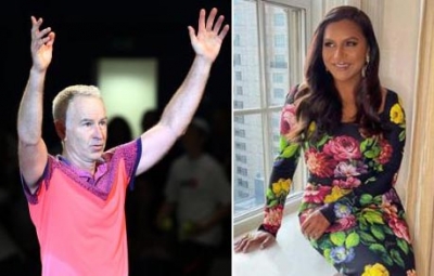  John Mcenroe Had No Idea Who Mindy Kaling Was-TeluguStop.com