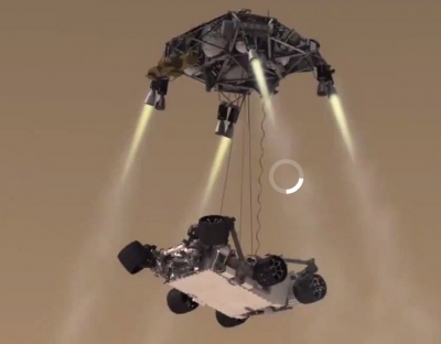  Nasa's Curiosity Celebrates 10th Anniversary Of Landing On Mars-TeluguStop.com
