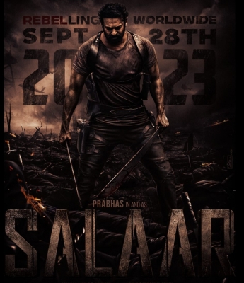  Prabhas's 'salaar' Books Release Date With Special I-day Poster-TeluguStop.com