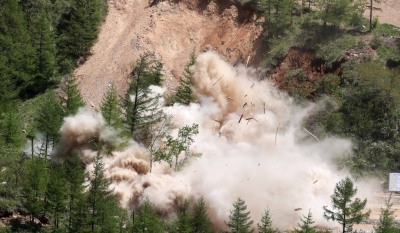  Satellite Imagery Shows Flood Damage At N.korea's Nuke Test Site-TeluguStop.com